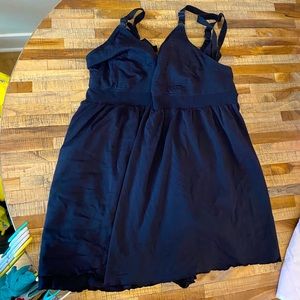 2 black nursing camis